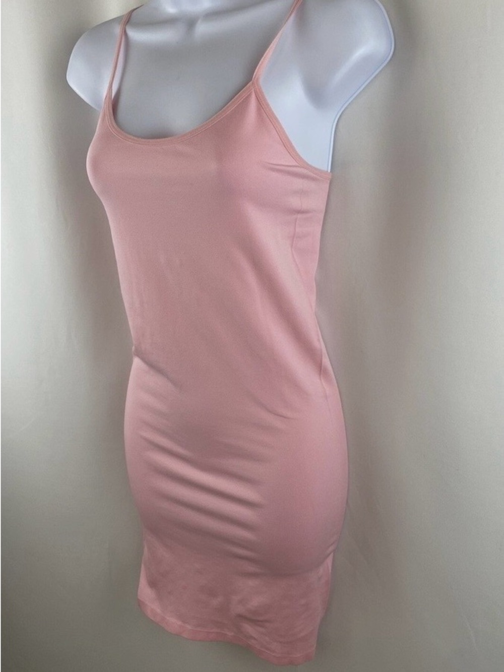 Chriss Zoe OS Tight Bodycon Stretch Spaghetti Strap Sexy Mini Dress - Picture 15 of 15